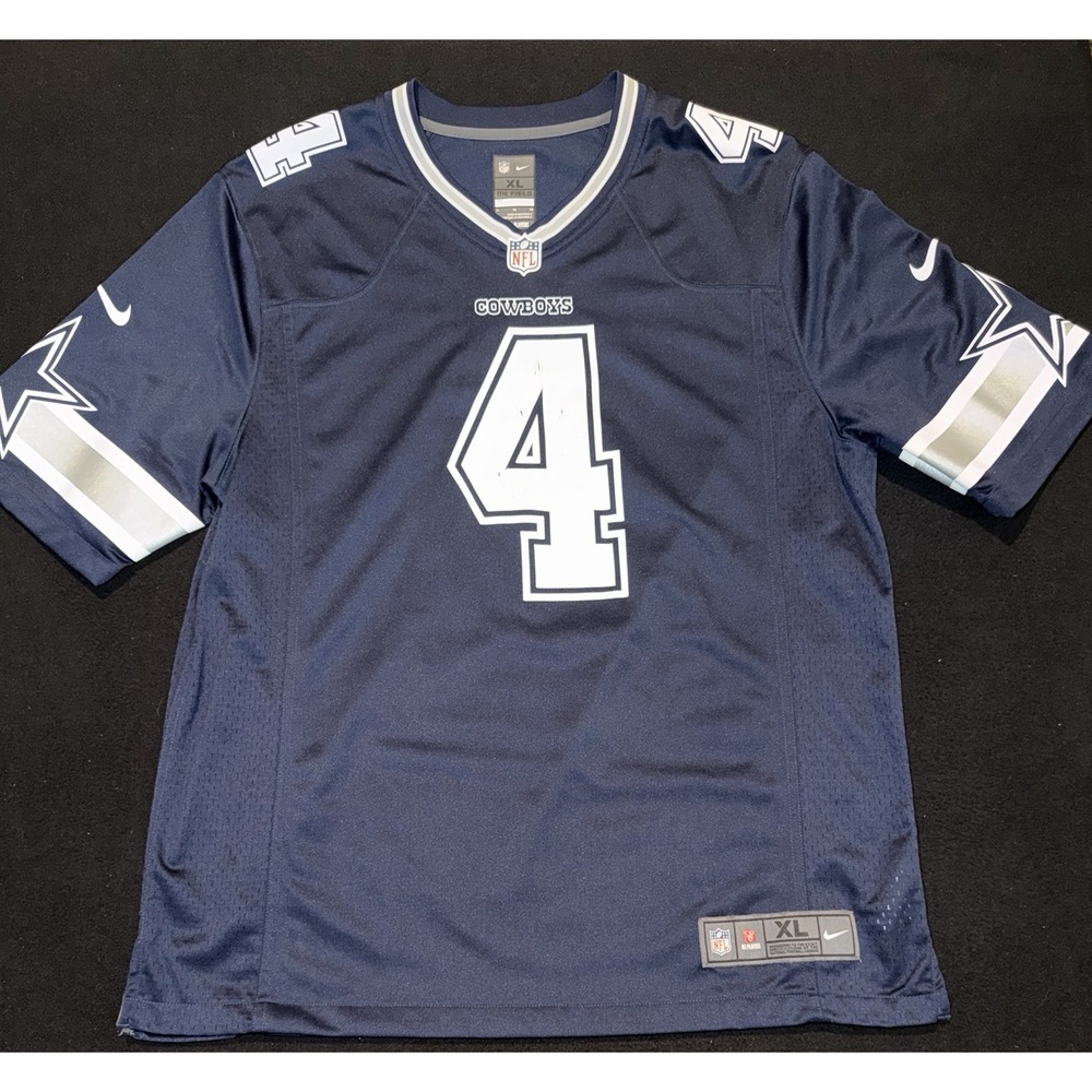 Dallas Cowboys Dam Prescott On Field NFL Jersey Sz XL